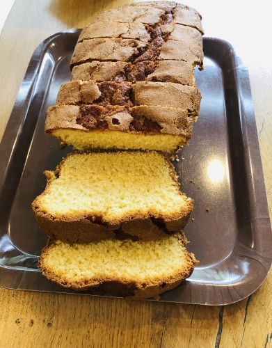 Cake Vanille Plateau Sucré