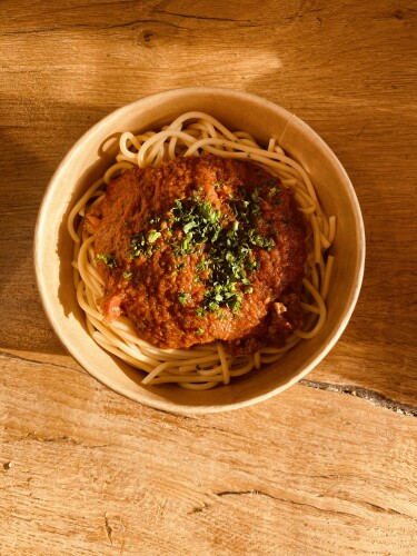 Spaghetti à la bolognaise Quiches/Wraps/Tartines Chaudes
