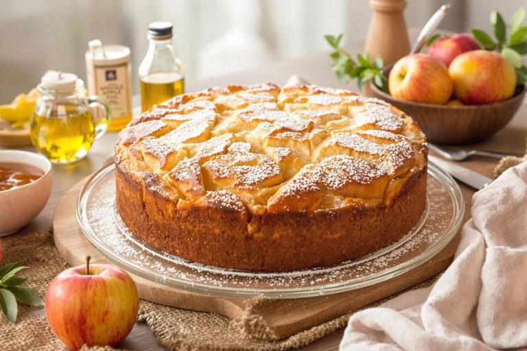 Ce gâteau à la compote est moelleux sans œufs ni beurre.jpg