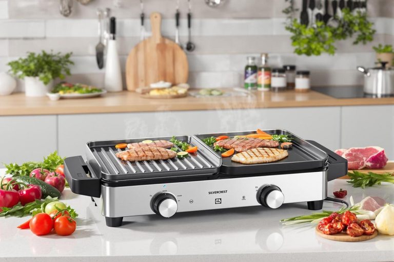 Grill et plancha en même temps, ce grill de table Silvercrest vendu par Lidl est disponible à moins de 50 euros.jpg