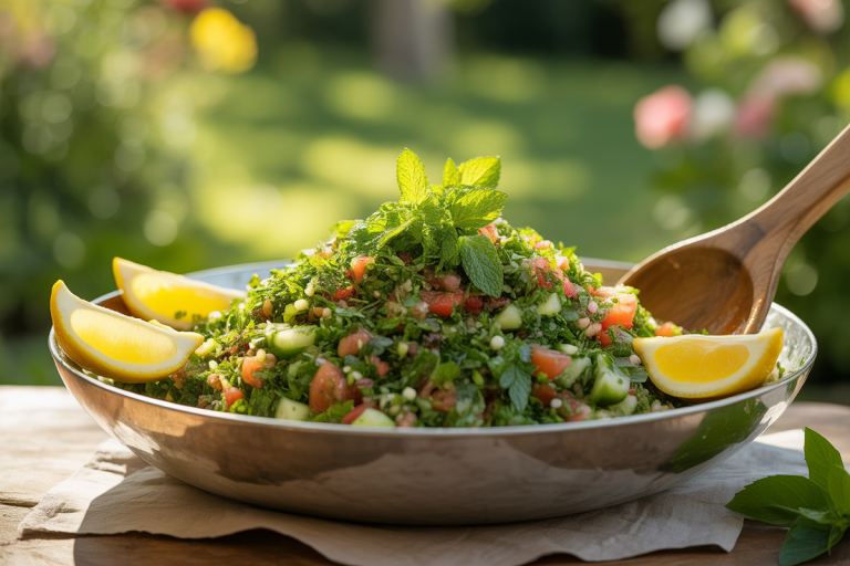 La recette que me prépare toujours ma grand-mère aux beaux jours : voici l'incontournable recette de taboulé.jpg