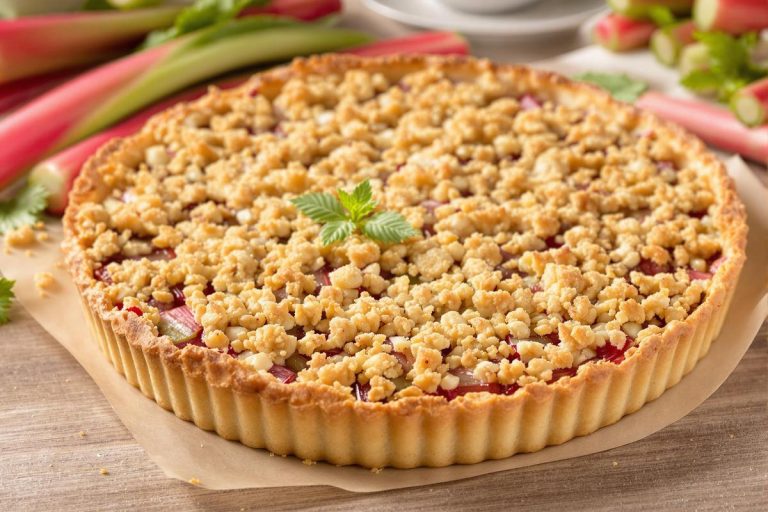 Recette de tarte crumble rhubarbe de Christophe Michalak.jpg