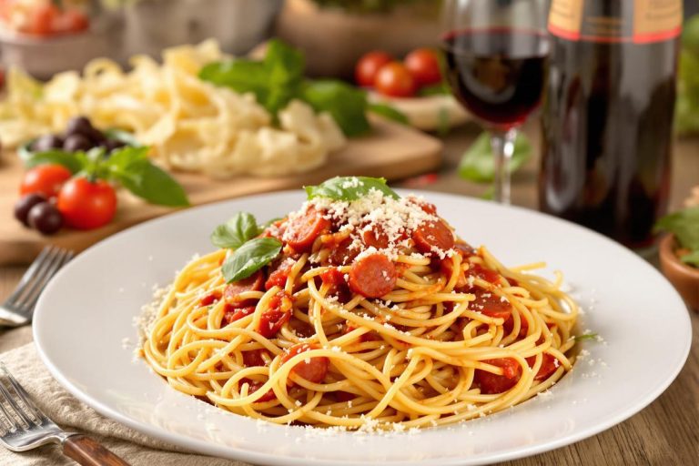 Spaghetti au chorizo : recette savoureuse et simple.jpg