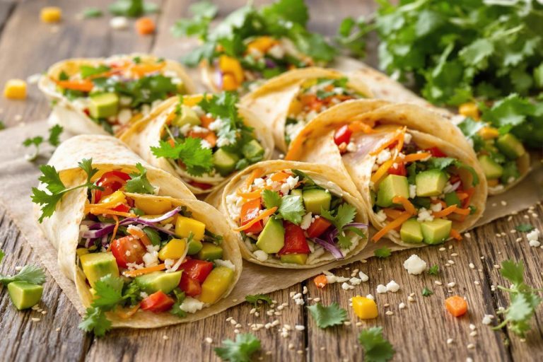 mini wraps végétariens : idées recettes savoureuses.jpg