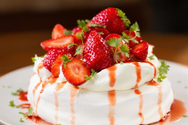 Pavlova aux fraises : la cheffe Hélène Darroze nous apprend à réaliser cette pâtisserie mythique.jpg