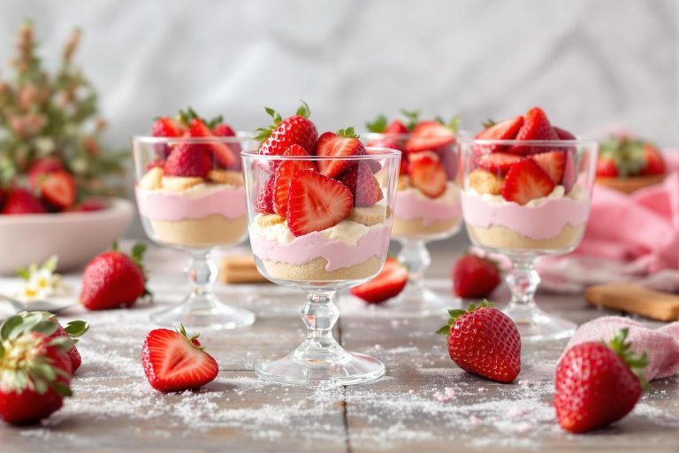 Vous n'allez plus jamais faire de charlotte aux fraises autrement après avoir vu ces verrines express et gourmandes.jpg