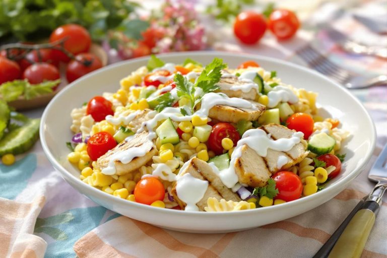 Utilisez cet ingrédient crémeux et bien plus léger que la mayonnaise pour assaisonner vos salades de pâtes cet été.jpg