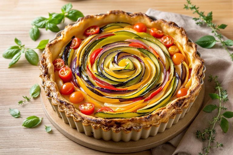Vous allez adorer cette tarte façon tian de légumes, ça change de la recette classique.jpg