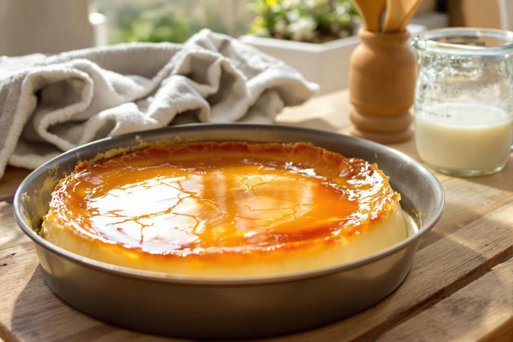 Flan pâtissier sans pâte : léger, fondant… et prêt en 20 minutes chrono
